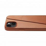 Mujjo Full Leather Wallet Case for iPhone 15 Plus, iPhone 14 Plus (tan) 3