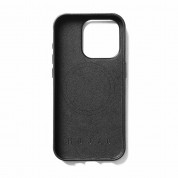 Mujjo Full Leather MagSafe Case - премиум кожен (естествена кожа) кейс с MagSafe за iPhone 15 Pro Max (черен) 10