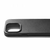 Mujjo Full Leather MagSafe Case - премиум кожен (естествена кожа) кейс с MagSafe за iPhone 15 Pro Max (черен) 1