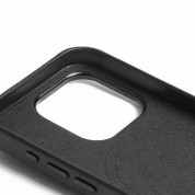 Mujjo Full Leather MagSafe Case - премиум кожен (естествена кожа) кейс с MagSafe за iPhone 15 Pro Max (черен) 8