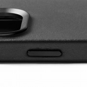 Mujjo Full Leather MagSafe Case - премиум кожен (естествена кожа) кейс с MagSafe за iPhone 15 Pro Max (черен) 5