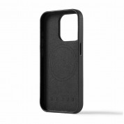 Mujjo Full Leather MagSafe Case - премиум кожен (естествена кожа) кейс с MagSafe за iPhone 15 Pro Max (черен) 9