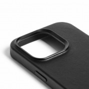 Mujjo Full Leather MagSafe Case - премиум кожен (естествена кожа) кейс с MagSafe за iPhone 15 Pro Max (черен) 7