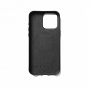 Mujjo Full Leather MagSafe Wallet Case - премиум кожен (естествена кожа) кейс с MagSafe за iPhone 15 Pro Max (черен) 4