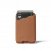 Mujjo MagWallet Leather Card Holder with MagSafe - кожен портфейл (джоб) за прикрепяне към iPhone с MagSafe (тъмнокафяв) 8