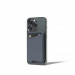 Mujjo MagWallet Leather Card Holder with MagSafe - кожен портфейл (джоб) за прикрепяне към iPhone с MagSafe (тъмносив) 3