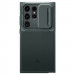 Spigen Optik Armor Case - тънък качествен силиконов (TPU) калъф с капак за камерата за Samsung Galaxy S24 Ultra (зелен) 2