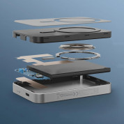 Hinovo Magnetic Wireless Power Bank 10000 mAh 15W - преносима външна батерия с USB-C порт и безжично зареждане с MagSafe (черен) 10