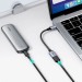 Ugreen USB-C to USB-A 3.0 OTG Adapter - USB 3.0 адаптер за MacBook и устройства с USB-C порт (сив) (15 см) 3