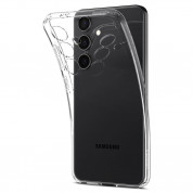 Spigen Liquid Crystal Case - тънък силиконов (TPU) калъф за Samsung Galaxy S24 Plus (прозрачен)  9