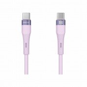 Nillkin Flowspeed Silicon USB-C to USB-C Cable 60W (purple)