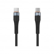 Nillkin Flowspeed Silicon USB-C to USB-C Cable 60W (black)