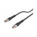 Nillkin Flowspeed Silicon USB-C to USB-C Cable 60W - кабел с бързо зареждане за устройства с USB-C порт (100 см) (черен) 2