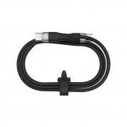 Nillkin Flowspeed Silicon USB-C to USB-C Cable 60W - кабел с бързо зареждане за устройства с USB-C порт (100 см) (черен) 2