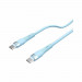 Nillkin Flowspeed Silicon USB-C to USB-C Cable 60W - кабел с бързо зареждане за устройства с USB-C порт (100 см) (син) 4