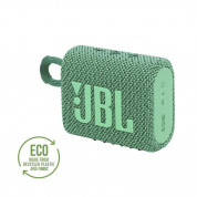 JBL Go 3 Eco Portable Waterproof Speaker (light green)