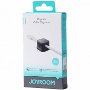 Joyroom Magnetic Cable Organizer - 3 броя магнитни органайзери за кабели (черен) 4