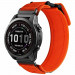Tech-Protect Scout Pro Watch Strap - изключително здрава текстилна каишка за Garmin Fenix 7, Fenix 6 Pro, Fenix 6, Fenix 5 (оранжев) 2
