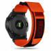 Tech-Protect Scout Pro Watch Strap - изключително здрава текстилна каишка за Garmin Fenix 7, Fenix 6 Pro, Fenix 6, Fenix 5 (оранжев) 1