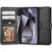 Tech-Protect Wallet Leather Flip Case - кожен калъф, тип портфейл за Samsung Galaxy S24 Ultra (черен) 1