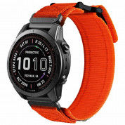 Tech-Protect Scout Pro Watch Strap - изключително здрава текстилна каишка за Garmin Fenix 7X, Fenix 6X Pro, Fenix 6X, Fenix 5X Plus, Fenix 5X, Fenix 3HR, Fenix 3 (оранжев)