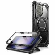 i-Blason SUPCASE ArmorBox MagSafe Case - удароустойчив хибриден кейс с MagSafe и вграден протектор за дисплея за Samsung Galaxy S24 Plus (черен) 1