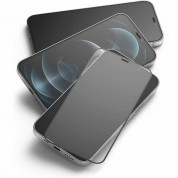 Hofi Glass Pro Plus Tempered Glass 2.5D 2 Pack - 2 броя калени стъклени защитни покрития за дисплея на Samsung Galaxy S24 Plus (черен-прозрачен) 1