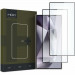 Hofi Glass Pro Plus Tempered Glass 2.5D 2 Pack - 2 броя калени стъклени защитни покрития за дисплея на Samsung Galaxy S24 Ultra (черен-прозрачен) 1