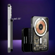 Hinovo Magnetic Wireless Power Bank 5000 mAh 20W - преносима външна батерия с USB-C порт и безжично зареждане с MagSafe (черен) 6