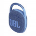 JBL Clip 4 Eco Ultra-Portable Waterproof Speaker - водоустойчив безжичен портативен спийкър (с карабинер) с микрофон за мобилни устройства (син) 1