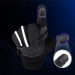 HR Insulated Anti-Slip Sport Gloves XL - плетени зимни ръкавици за тъч екрани (черен) 3