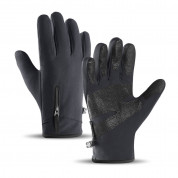 HR Anti-Slip Winter Sport Gloves XL - зимни ръкавици за тъч екрани (черен)