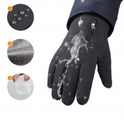 HR Anti-Slip Winter Sport Gloves XL - зимни ръкавици за тъч екрани (черен) 2