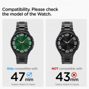 Spigen Modern Fit Band - стоманена каишка за Samsung Galaxy Watch 6 Classic 47мм (черен) 1
