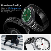 Spigen Modern Fit Band - стоманена каишка за Samsung Galaxy Watch 6 Classic 47мм (черен) 3