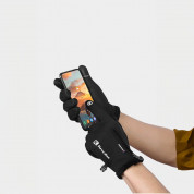 HR Anti-Slip Winter Sport Gloves L - зимни ръкавици за тъч екрани (черен) 3