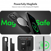 Spigen Cyrill Kajuk MagSafe Leather Case - дизайнерски кожен кейс с MagSafe за iPhone 15 Pro Max (черен) 12