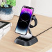 Acefast 3-in-1 Inductive Wireless Charging Station 15W - тройна поставка (пад) за безжично зареждане за iPhone с Magsafe, Apple Watch и AirPods (черен) 7