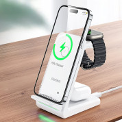 Choetech T608 3-in-1 Wireless Charger 15W (white) 3