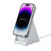 Choetech T600 3-in-1 Inductive Wireless Charging Station 15W - тройна поставка (пад) за безжично зареждане за iPhone с Magsafe, Apple Watch и AirPods (бял) 4