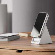 Choetech T600 3-in-1 Inductive Wireless Charging Station 15W - тройна поставка (пад) за безжично зареждане за iPhone с Magsafe, Apple Watch и AirPods (бял) 8