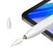 Baseus Smooth Writing 2 Stylus With LED Indicators (Active with Palm Rejection) (P80015802213-01) - професионална писалка за iPad Pro 12.9 (2018-2022), iPad Pro 11 (2018-2022), iPad Air 5 (2022), iPad Air 4 (2020) (бял) 3