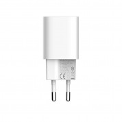 LDNIO A2318C Fast Wall Charger 20W And USB-C Cable (white) 1