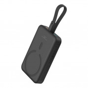 Baseus Magnetic Mini Wireless Charging Power Bank 10000 mAh 20W (P10022109113) - преносима външна батерия с USB-C порт и безжично зареждане с MagSafe (черен)  1