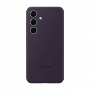 Samsung Silicone Case EF-PS921TEEGWW оригинален силиконов кейс за Samsung Galaxy S24 (тъмнолилав)