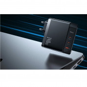 McDodo GaN 5 Pro Fast Wall Charger 140W - захранване за ел. мрежа за лаптопи, смартфони и таблети с USB-A и 3xUSB-C изходи с технология за бързо зареждане (черен) 2