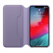 Apple Leather Folio Case for iPhone XS Max (lilac) 2
