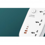 LDNIO GaN Desktop Power Strip With USB-C Hub 65W (white) 7
