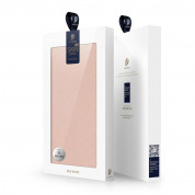 Dux Ducis Skin Pro Case - кожен калъф с поставка и отделение за кр. карти за Samsung Galaxy S24 Ultra (розов) 10