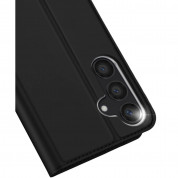 Dux Ducis Skin Pro Case - кожен калъф с поставка и отделение за кр. карти за Samsung Galaxy S24 (черен) 2
